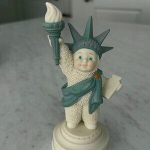 Dept. 56 Snowbabies "Welcome to America" Lady Liberty